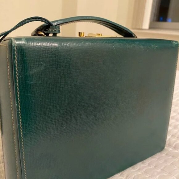 MARK CROSS BAG (Grace Kelly Box) in EVERGREEN - Picture 2 of 10